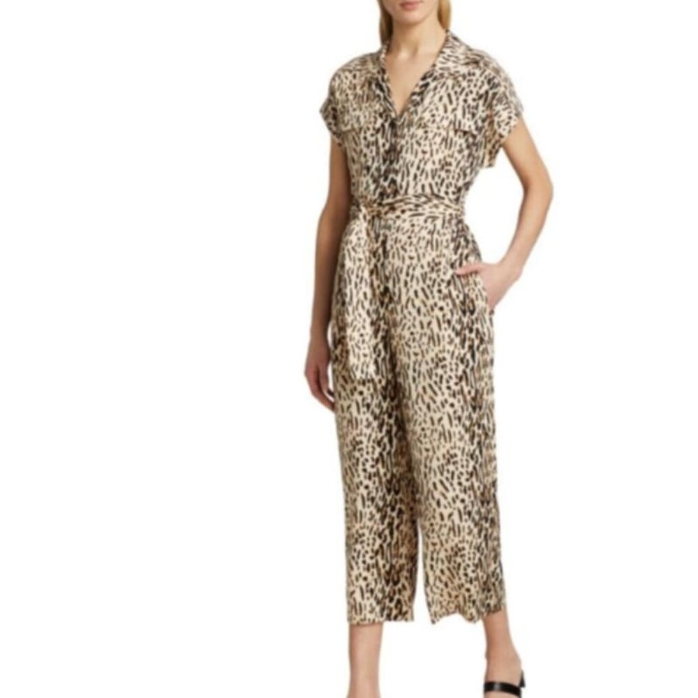 Joie Jailee leopard print jumpsuit